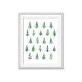 Picture of Christmas Trees _GroupedProduct_Rectangle_Portrait_Framed_Matted_