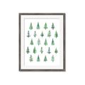 Picture of Christmas Trees _GroupedProduct_Rectangle_Portrait_Framed_Matted_