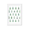 Picture of Christmas Trees _GroupedProduct_Rectangle_Portrait_Framed_Matted_