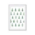 Picture of Christmas Trees _GroupedProduct_Rectangle_Portrait_Framed_Matted_