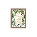 Picture of Holiday Wishes Wreath _GroupedProduct_Rectangle_Portrait_Framed_Matted_