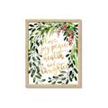 Picture of Holiday Wishes Wreath _GroupedProduct_Rectangle_Portrait_Framed_Matted_