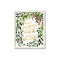 Picture of Holiday Wishes Wreath _GroupedProduct_Rectangle_Portrait_Framed_Matted_
