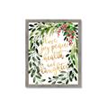Picture of Holiday Wishes Wreath _GroupedProduct_Rectangle_Portrait_Framed_Matted_