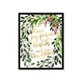 Picture of Holiday Wishes Wreath _GroupedProduct_Rectangle_Portrait_Framed_Matted_
