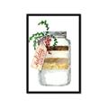 Picture of Holiday Cookies in a Jar _GroupedProduct_Rectangle_Portrait_Framed_Matted_