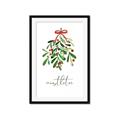 Picture of Under the Mistletoe III _GroupedProduct_Rectangle_Portrait_Framed_Matted_