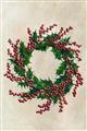 Picture of Holly Wreath _GroupedProduct_Rectangle_Portrait_Unframed_Print_Only_