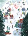 Picture of Winter Ski Resort _GroupedProduct_Rectangle_Portrait_Unframed_Print_Only_
