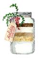 Picture of Holiday Cookies in a Jar _GroupedProduct_Rectangle_Portrait_Unframed_Print_Only_