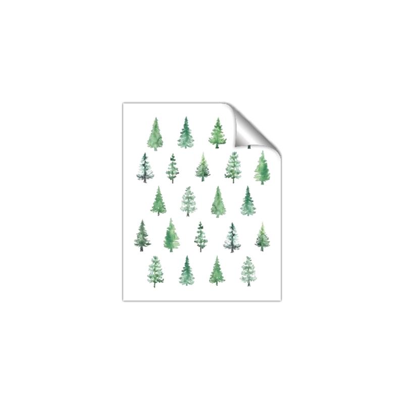 Picture of Christmas Trees _GroupedProduct_Rectangle_Portrait_Unframed_Print_Only_