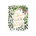 Picture of Holiday Wishes Wreath _GroupedProduct_Rectangle_Portrait_Unframed_Print_Only_