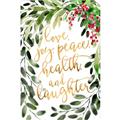 Picture of Holiday Wishes Wreath _GroupedProduct_Rectangle_Portrait_Unframed_Print_Only_