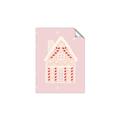 Picture of Pink Gingerbread House _GroupedProduct_Rectangle_Portrait_Unframed_Print_Only_