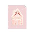 Picture of Pink Gingerbread House _GroupedProduct_Rectangle_Portrait_Unframed_Print_Only_