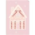 Picture of Pink Gingerbread House _GroupedProduct_Rectangle_Portrait_Unframed_Print_Only_