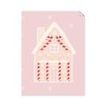 Picture of Pink Gingerbread House _GroupedProduct_Rectangle_Portrait_Unframed_Print_Only_