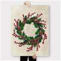 Picture of Holly Wreath _GroupedProduct_Rectangle_Portrait_Canvas_