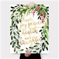 Picture of Holiday Wishes Wreath _GroupedProduct_Rectangle_Portrait_Canvas_