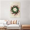 Picture of Holly Wreath _GroupedProduct_Rectangle_Portrait_Canvas_