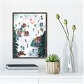 Picture of Winter Ski Resort _GroupedProduct_Rectangle_Portrait_Canvas_Framed_