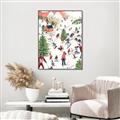 Picture of Mountain Ski Village _GroupedProduct_Rectangle_Portrait_Canvas_Framed_