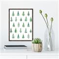 Picture of Christmas Trees _GroupedProduct_Rectangle_Portrait_Canvas_Framed_