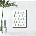 Picture of Christmas Trees _GroupedProduct_Rectangle_Portrait_Canvas_Framed_