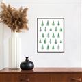 Picture of Christmas Trees _GroupedProduct_Rectangle_Portrait_Canvas_Framed_
