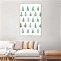 Picture of Christmas Trees _GroupedProduct_Rectangle_Portrait_Canvas_Framed_