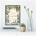 Picture of Holiday Wishes Wreath _GroupedProduct_Rectangle_Portrait_Canvas_Framed_