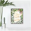 Picture of Holiday Wishes Wreath _GroupedProduct_Rectangle_Portrait_Canvas_Framed_