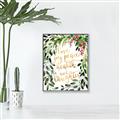Picture of Holiday Wishes Wreath _GroupedProduct_Rectangle_Portrait_Canvas_Framed_