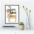 Picture of Holiday Cookies in a Jar _GroupedProduct_Rectangle_Portrait_Canvas_Framed_