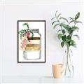 Picture of Holiday Cookies in a Jar _GroupedProduct_Rectangle_Portrait_Canvas_Framed_