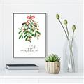 Picture of Under the Mistletoe III _GroupedProduct_Rectangle_Portrait_Canvas_Framed_
