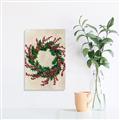 Picture of Holly Wreath _GroupedProduct_Rectangle_Portrait_Unframed_Print_Only_