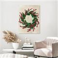 Picture of Holly Wreath _GroupedProduct_Rectangle_Portrait_Unframed_Print_Only_
