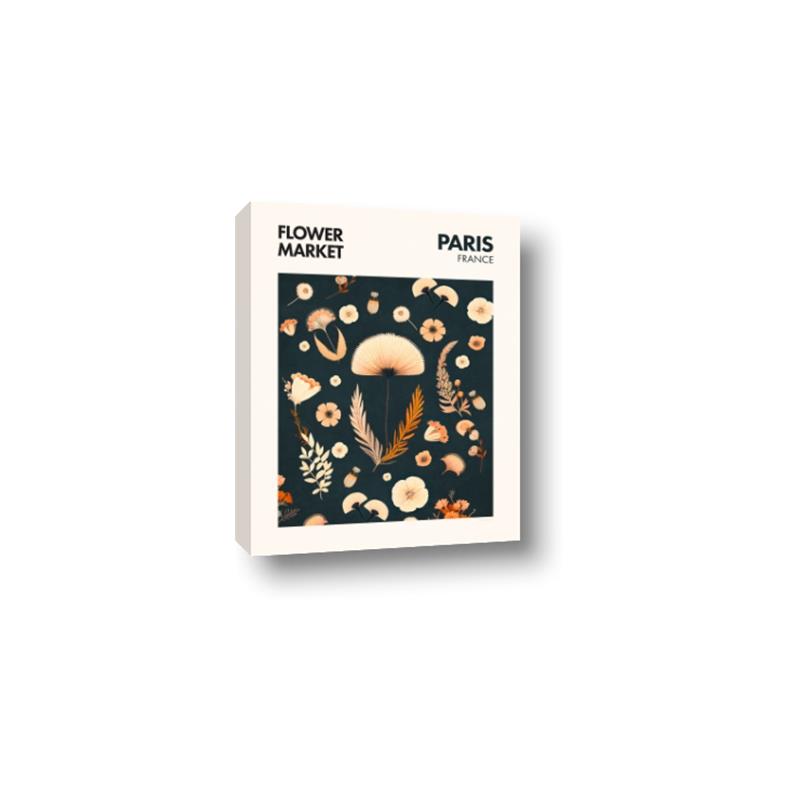 Picture of Flower Market Paris Poster _GroupedProduct_Rectangle_Portrait_Canvas_