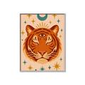 Picture of The third eye tiger _GroupedProduct_Rectangle_Portrait_Canvas_Framed_