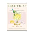 Picture of  Limoncello Drink _GroupedProduct_Rectangle_Portrait_Canvas_Framed_