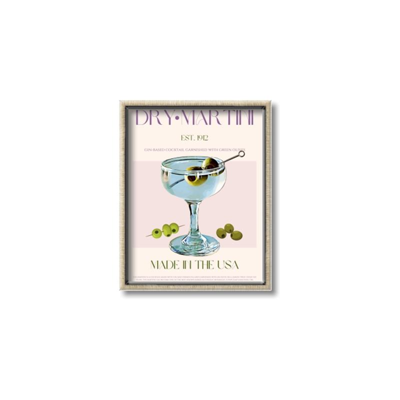 Picture of Classic Martini Charm _GroupedProduct_Rectangle_Portrait_Canvas_Framed_