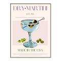 Picture of Classic Martini Charm _GroupedProduct_Rectangle_Portrait_Canvas_Framed_