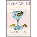Picture of Classic Martini Charm _GroupedProduct_Rectangle_Portrait_Canvas_Framed_