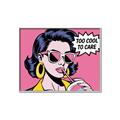 Picture of Too Cool To Care _GroupedProduct_Rectangle_Landscape_Canvas_Framed_