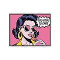Picture of Too Cool To Care _GroupedProduct_Rectangle_Landscape_Canvas_Framed_