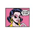 Picture of Too Cool To Care _GroupedProduct_Rectangle_Landscape_Canvas_Framed_