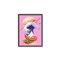 Picture of kanagawa burger _GroupedProduct_Rectangle_Portrait_Canvas_Framed_