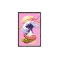 Picture of kanagawa burger _GroupedProduct_Rectangle_Portrait_Canvas_Framed_