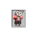 Picture of Boxing cat _GroupedProduct_Rectangle_Portrait_Canvas_Framed_